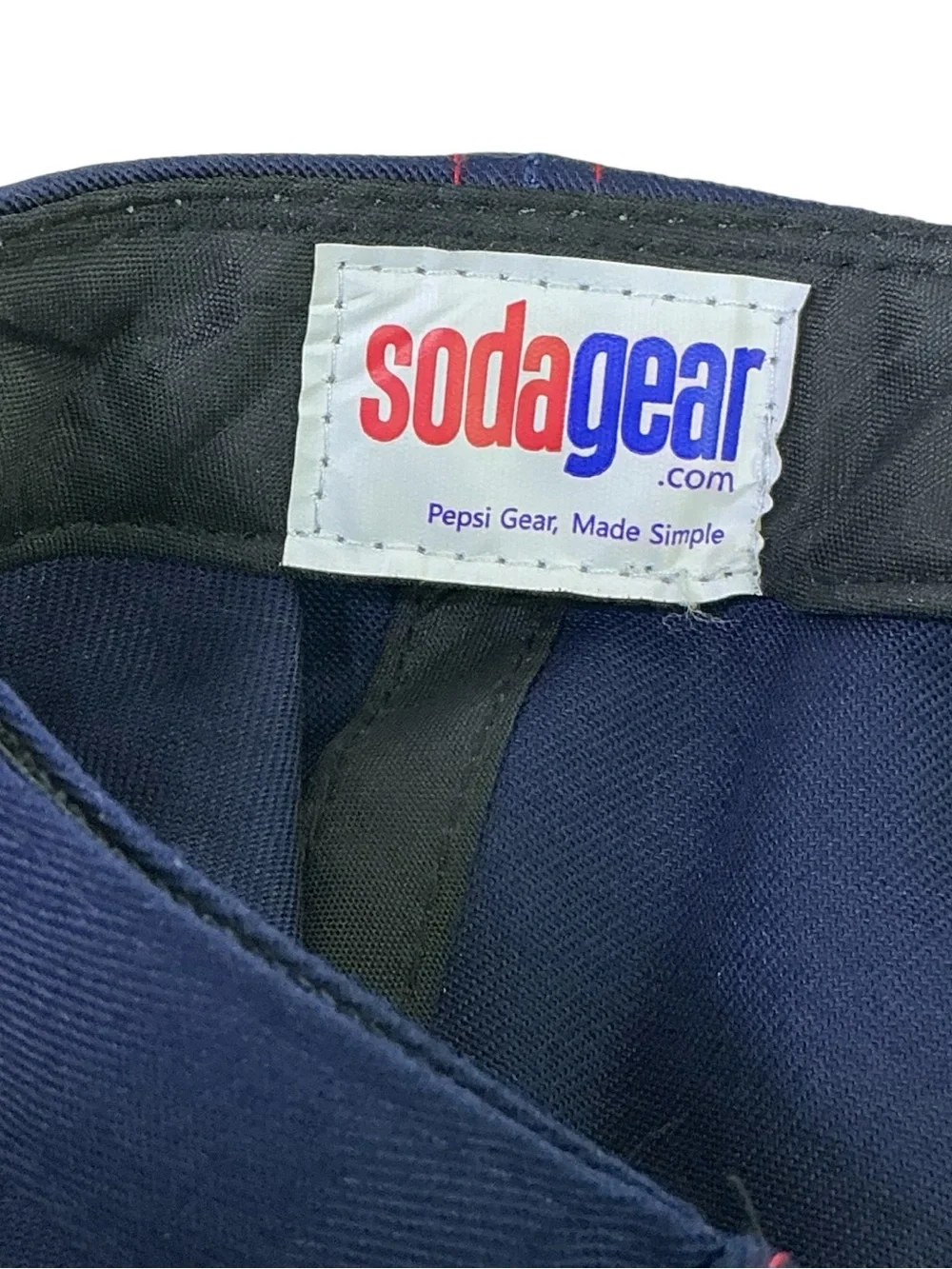 SodaGear Pepsi Baseball Cap Embroider Blue Adjustable Unisex Adult Men Adult OS